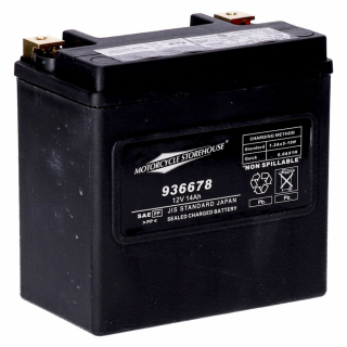 MCS, Standard Series - AGM sealed battery. 12V, 14Ah. 240CCA 02-06 V-R i gruppen hos Blixt&Dunder AB (936678)