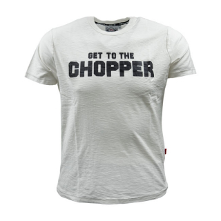 13 1/2 Get To The Chopper T-Shirt Offwhite Size S i gruppen Kläder & Utrustning / Kläder / T-shirts hos Blixt&Dunder AB (938196)