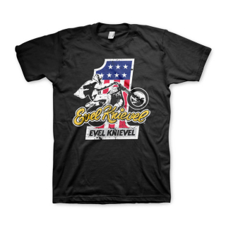 Evel Knievel No. 1 T-shirt i gruppen Klder & Utrustning / Klder / T-shirts hos Blixt&Dunder AB (939911_r)