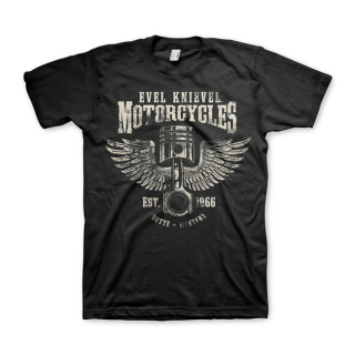 Evel Knievel Motorcycles T-shirt i gruppen Klder & Utrustning / Klder / T-shirts hos Blixt&Dunder AB (940593_r)