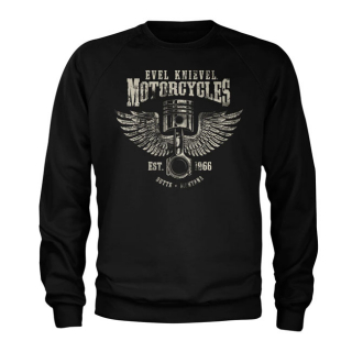 Evel Knievel Motorcycles Sweatshirt i gruppen Klder & Utrustning / Klder / Sweatshirts och Hoodies hos Blixt&Dunder AB (940692_r)