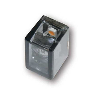 Cube-V Mini Turn Signals 2 Leds. Smoke Lens Universal i gruppen Reservdelar & Tillbehr / Lampor & Tillbehr / Blinkers / Blinkers hos Blixt&Dunder AB (943470)