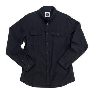 Biltwell Blackout flannel shirt black i gruppen Klder & Utrustning / Klder / Skjortor hos Blixt&Dunder AB (944425_r)