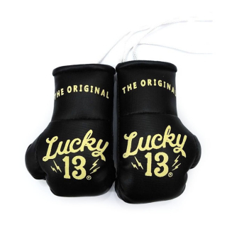 Lucky 13 Mini Boxing Gloves Black One Size i gruppen Klder & Utrustning / vrigt / Nyckelringar & Gremlin Bells hos Blixt&Dunder AB (944462)