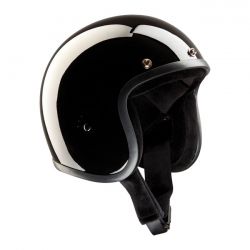 Bandit Gloss Black Jet Helmet Size M i gruppen Klder & Utrustning / Hjlmar / Bandit Jet Hjlm hos Blixt&Dunder AB (947227)