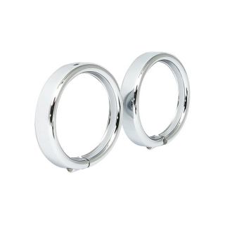 Recessed trim rings. Turn signals. Chrome i gruppen Reservdelar & Tillbehr / Lampor & Tillbehr / Framlampor / Trim Ring hos Blixt&Dunder AB (951451)