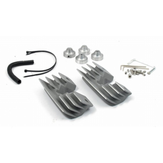 Head bolt bridge cover set. Finned, silver 99-17 i gruppen Reservdelar & Tillbehr / Motordelar  / Motordelar Twin Cam / verdel Twin Cam / Toppar/Delar Twin Cam hos Blixt&Dunder AB (951460)