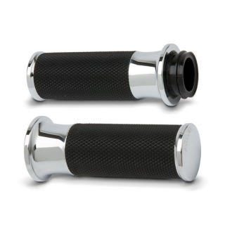 Arlen Ness Fusion Billet Smooth Grips Chrome 74-21 H-D With Single Or i gruppen  hos Blixt&Dunder AB (958963)