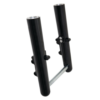 Arlen Ness Hot Legs Dual Disc Smooth, Black 08-13 Touring Custom Taper i gruppen  hos Blixt&Dunder AB (959001)