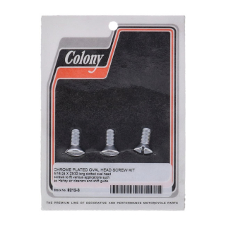Colony, Shifter Guide Bolt Screw Kit. Chrome Shifter Guide: 40-46 45