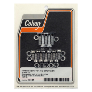 Colony Top & Side Cover Screw Kit, Transmission 37-73 45