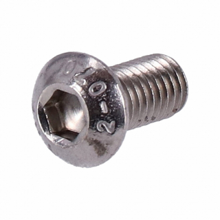 M4 X 12MM BUTTONHEAD BOLT, STAINLESS 25 pack i gruppen hos Blixt&Dunder AB (975186)