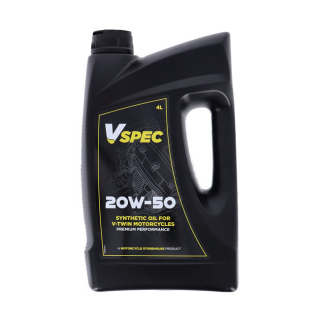 Vspec, 20W50 Full Synthetic motor oil. 4 liter bottle 84-24 B.T., 86-2 i gruppen Servicedelar & Olja / Motorolja hos Blixt&Dunder AB (975489)