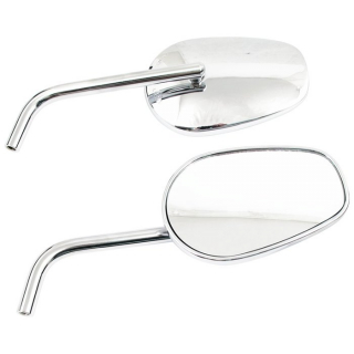 Highway Hawk, 'Classic' mirror set. Chrome i gruppen Reservdelar & Tillbehr / Styren & Tillbehr / Backspeglar & Tillbehr / Backspeglar hos Blixt&Dunder AB (980795)