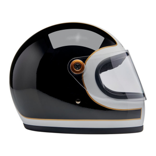 Biltwell Gringo S Helmet Gloss White/Black Tracker Size Xs i gruppen Klder & Utrustning / Hjlmar / Biltwell Gringo S  hos Blixt&Dunder AB (982676)