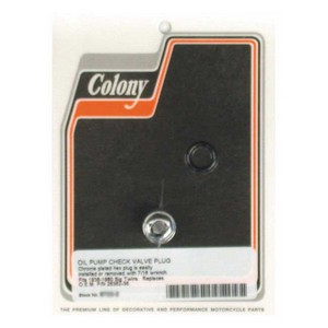 Colony Plug Hex, Oil Pump Check Valve 36-80 B.T., 37-52 45