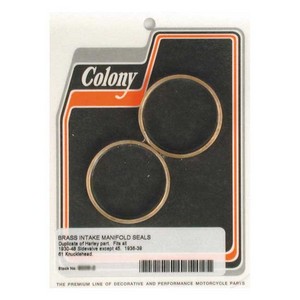 Colony, Manifold Intake Seals. Plumber Style 34-48 74