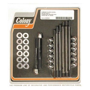 Colony Crankcase Bolt Kit 66-69 Pan & Early Shovel i gruppen Reservdelar & Tillbehr / Skruv- / monteringskit / Skruvkit Motor / Skruvkit Botten hos Blixt&Dunder AB (989257)