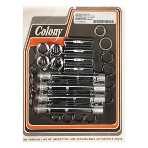 Colony, Xl Multiple-Parts Pushrod Cover Conversion Kit 91-03 Xl. With i gruppen Reservdelar & Tillbehr / Motordelar  / Motordelar Sportster / verdel Sportster / Sportster Sttstnger hos Blixt&Dunder AB (989338)
