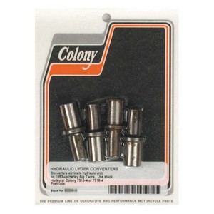 Colony, 53-84 Solid Tappet Converter Kit 53-65 Panhead, 66-84 Shovelhe i gruppen Reservdelar & Tillbehr / Motordelar / Sttstnger & lyftare/ lyftarhus / Shovelhead  Lyftare & lyftarhus hos Blixt&Dunder AB (989351)