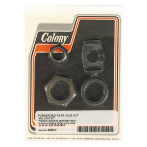 Colony Rear Axle Nut & Lock Kit 36-52 45