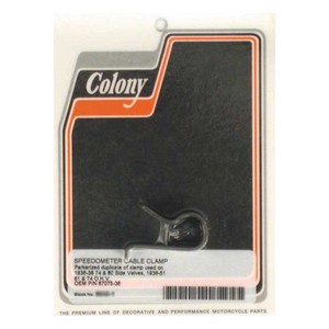 Colony, Speedo Cable Clamp. Black Parkerized 36-38 74