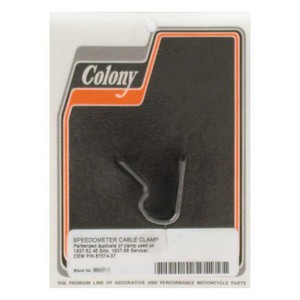 Colony, Speedo Cable Clamp. Black Parkerized 37-52 45
