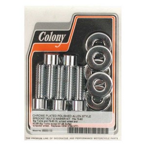 Colony Sprocket Bolt Kit 73-92 B.T., 79-90 Xl(Cast Wheel, Chain & Belt i gruppen Reservdelar & Tillbehr / Hjul & bromsar / Monteringssatser Skiva/Drev hos Blixt&Dunder AB (989950)