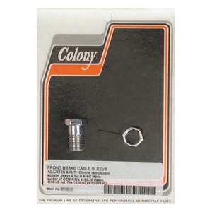 Colony, Front Brake Cable Adjuster. Chrome 28-40 H-D i gruppen Reservdelar & Tillbehr / Hjul & bromsar / Bromsar / Trumbromsar hos Blixt&Dunder AB (989990)
