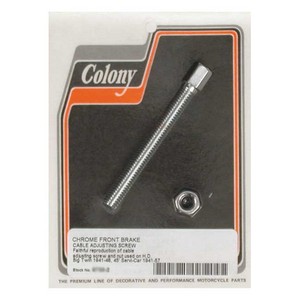 Colony, Front Brake Cable Adjuster. Chrome 41-48 B.T., 41-52 45