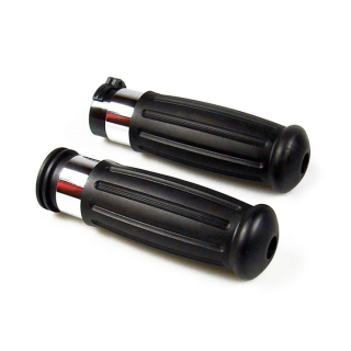 Handlebar grip set, Antique style 96-22 H-D with dual throttle cables i gruppen hos Blixt&Dunder AB (990703)