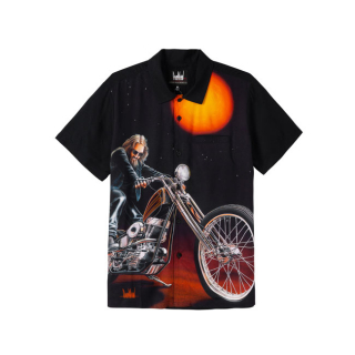 Loser Machine David Mann Kick Start Shirt Black Size M David Mann, Cel i gruppen Klder & Utrustning / Klder / Skjortor hos Blixt&Dunder AB (994191)