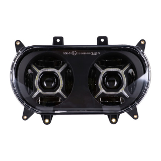 Bright, Rg Dual Led Headlamp Unit Assembly. 15-24 Fltr Road Glides Wit i gruppen Reservdelar & Tillbehr / Lampor & Tillbehr / Framlampor / Lampinsats LED hos Blixt&Dunder AB (995369)