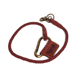 Trip Machine Braided Key Chain Cherry Red Complete Length With Carabin i gruppen Klder & Utrustning / vrigt / Nyckelringar & Gremlin Bells hos Blixt&Dunder AB (995589)