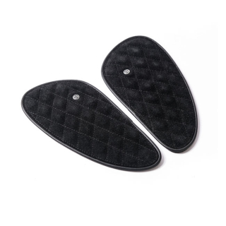 Trip Machine, Diamond Leather Gas Tank Pad Set. Black Suede To Your Ta i gruppen Reservdelar & Tillbehr / Tankar / Bensintank & Tillbehr / Bensintankar hos Blixt&Dunder AB (995665)