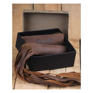 Trip Machine, Leather Grip Tassels. Tobacco Brown Universal Grip Fring i gruppen Reservdelar & Tillbehr / Styren & Tillbehr / Handtag, Reglage & Tillbehr  / vrigt Handtag hos Blixt&Dunder AB (995690)