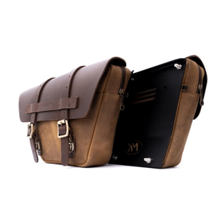 Trip Machine, Wingman Side Panel Bag Set. Tobacco Brown 18-24 Royal En i gruppen Reservdelar & Tillbehr / Ram och chassidelar / Sadlar / Sadlar vrigt hos Blixt&Dunder AB (995694)