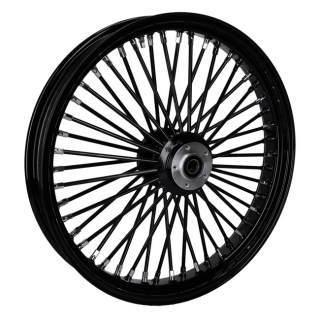 Mcs Radial 48 Fat Spoke Front Wheel 3.50 X 23 Sf Black 04-05 Fxdwg Sf i gruppen Reservdelar & Tillbehr / Hjul och Axlar / Hjul /  Kompletta ekerhjul 23