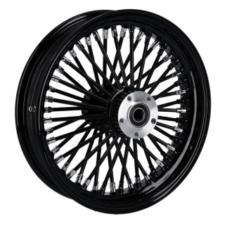 Mcs Radial 48 Fat Spoke Rear Wheel 3.50 X 16 Black 06-07 Dyna, 02-07 T i gruppen Reservdelar & Tillbehr / Hjul och Axlar / Hjul / Kompletta ekerhjul 16