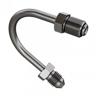 Goodridge 3/8 male inverted flare, 150 degree ''U'' bend. SS  150 degr i gruppen Reservdelar & Tillbeh�r / Bromsar / Kopplingar Broms / Kopplingar hos Blixt&Dunder AB (999196)