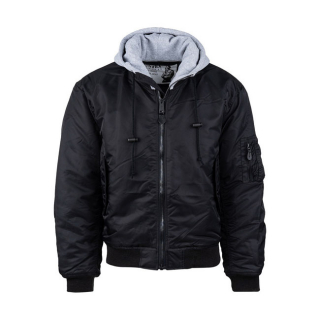 Ma-1 Hooded Bomber Jack Black Size M Introducing Our Stylish And Authe i gruppen Kläder & Utrustning / Kläder / Jackor hos Blixt&Dunder AB (999842)