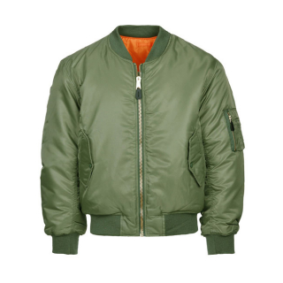 Ma-1 Bomber Flight Jacket Green Size S 100% Nylon i gruppen Kläder & Utrustning / Kläder / Jackor hos Blixt&Dunder AB (999865)