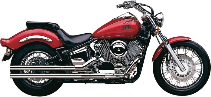 Cobra Exhaust System Shotgun Low Boy Chrome Lo Boys Shotgun Xvs1100 i gruppen Reservdelar & Tillbehr / Jap-Crap / Yamaha XVS Drag Star hos Blixt&Dunder AB (BLV2967)
