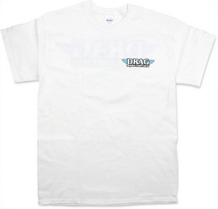 Drag Specialties T-Shirt White M Med White Drag T-Shirt i gruppen Klder & Utrustning / Klder / T-shirts hos Blixt&Dunder AB (DS111830)