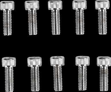Drag Specialties Socket-Head Bolt 8-32X0.5 Knurled Chrome 8-32 X 1/2 S i gruppen Verktyg & Skruv / Skruv, muttrar & brickor / Kromat / Kromad Standard insex / Kromad Standard 8-32 hos Blixt&Dunder AB (DS190584)
