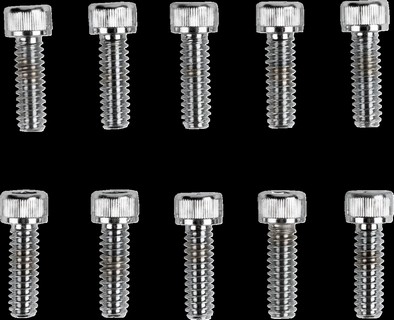 Drag Specialties Socket-Head Bolt 10-24X0.675 Knurled Chrome 10-24 X 5 i gruppen Verktyg & Skruv / Skruv, muttrar & brickor / Kromat / Kromad Standard insex / Kromad standard insex10.24  hos Blixt&Dunder AB (DS190588)