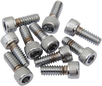 50 Viti Per Macchina Ottone Scanalate Testa Fillister - 10-24 X 5/8 Pollici - Basic Taiwan