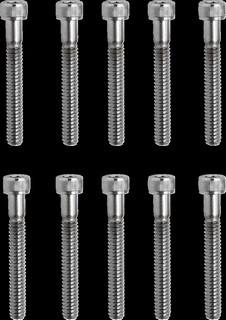 Drag Specialties Socket-Head Bolt 10-24X1.5 Knurled Chrome 10-24 X 1 1 i gruppen Verktyg & Skruv / Skruv, muttrar & brickor / Kromat / Kromad Standard insex / Kromad standard insex10.24  hos Blixt&Dunder AB (DS190592)