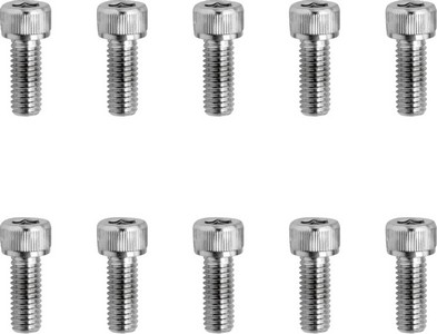 Drag Specialties Socket-Head Bolt 10-32X0.5 Knurled Chrome 10-32 X 1/2 i gruppen Verktyg & Skruv / Skruv, muttrar & brickor / Kromat / Kromad Standard insex / Kromad standard insex 10-32 hos Blixt&Dunder AB (DS190595)