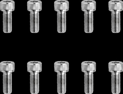 Drag Specialties Socket-Head Bolt 10-32X0.5 Knurled Chrome 10-32 X 1/2 i gruppen Verktyg & Skruv / Skruv, muttrar & brickor / Kromat / Kromad Standard insex / Kromad standard insex 10-32 hos Blixt&Dunder AB (DS190595)
